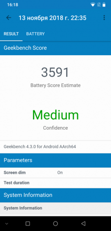 UMIDIGI Z2 Pro: Geekbench Pil