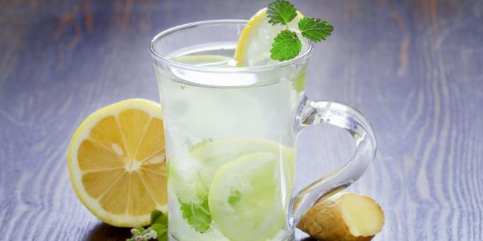 karbonatlı limonata: zencefilli gazoz