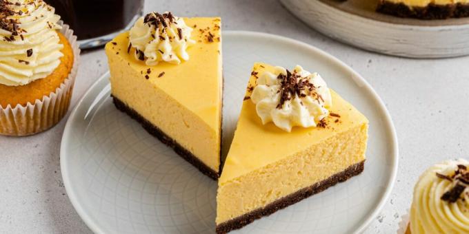 Fırın yok, çok kolay! Pişmemiş lezzetli balkabaklı cheesecake