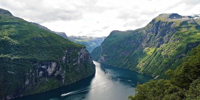 Nerede Avrupa'da gitmek için: Geiranger fiyort, Norveç