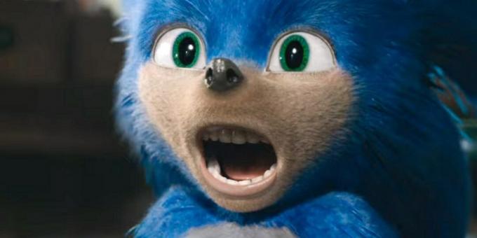 "Filmdeki Sonic" filminin ilk fragmanından çekildi