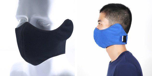 Rüzgara karşı korumak için Maske