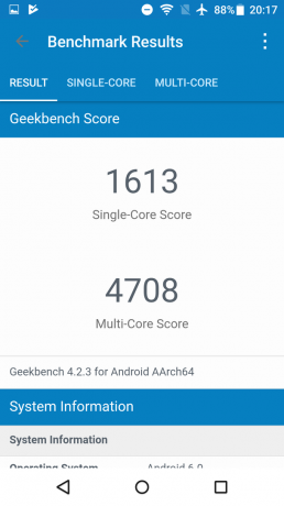 Keskin Z2: Geekbench