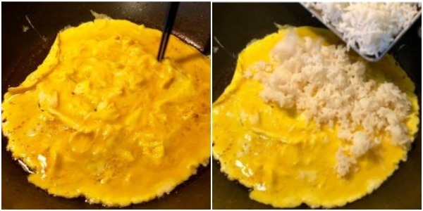 Fry yumurta ve pirinç ekleyin: Nasıl yumurta ile kızarmış pilav pişirmek için