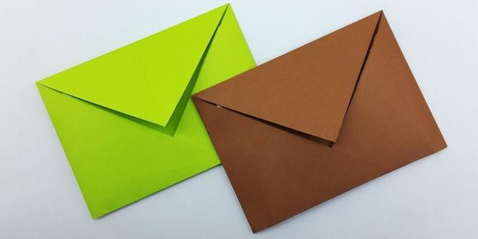tutkal olmadan origami tekniği klasik bir zarf nasıl yapılır
