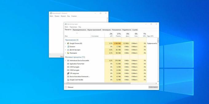 Windows Not Defteri çok hafif ve hızlıdır