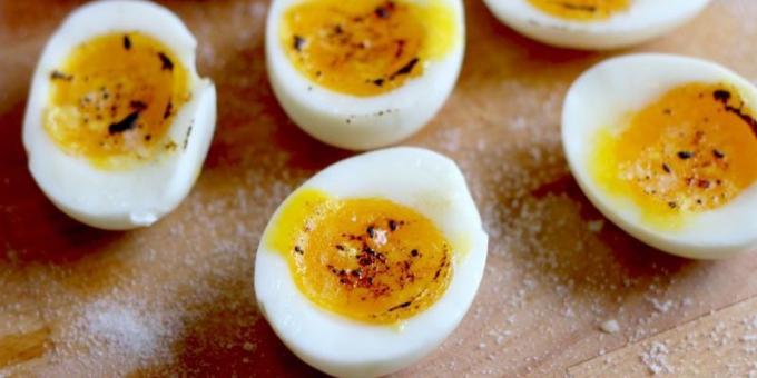 Yumurta yemekleri: haşlanmış yumurta