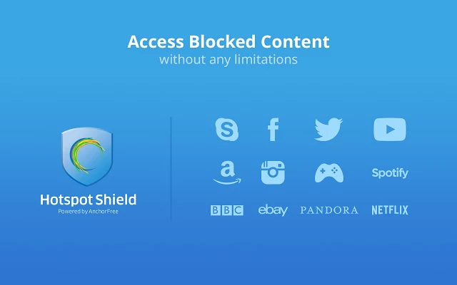 Chrome için Ücretsiz VPN: Hotspot Shield 