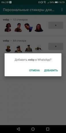 WhatsApp in Çıkartma: WhatsApp Ekle