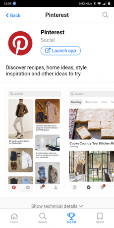 Appscope: Pinterest