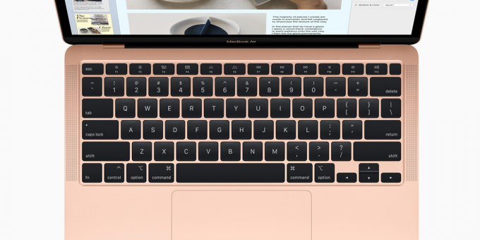 Apple, geliştirilmiş klavyeye sahip yeni MacBook Air'i tanıttı