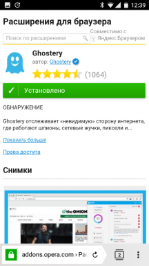 Mobil "Yandex uzantıları nasıl yüklenir. Android için Tarayıcı"