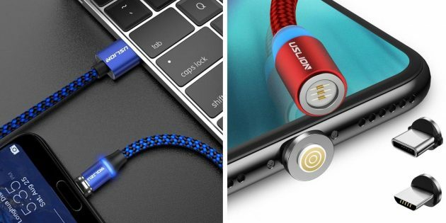 Manyetik USB kablosu