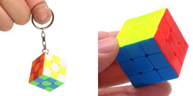 Rubik Küp ile Anahtarlık