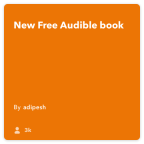 IFTTT günleri: Hava, Pocket ve ücretsiz sesli kitap ilginç