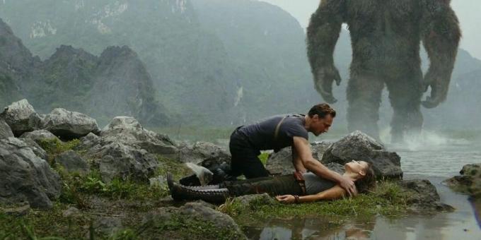 "Kong: Kafatası Adası" orman filminden bir sahne