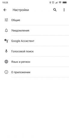 Android işletim sistemi için telefonunuzu ayarlayın: Google Yardımcısı OK Google ekibi çevirmek