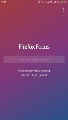 Firefox Focus - paranoyak ve ekonomik mobil tarayıcı