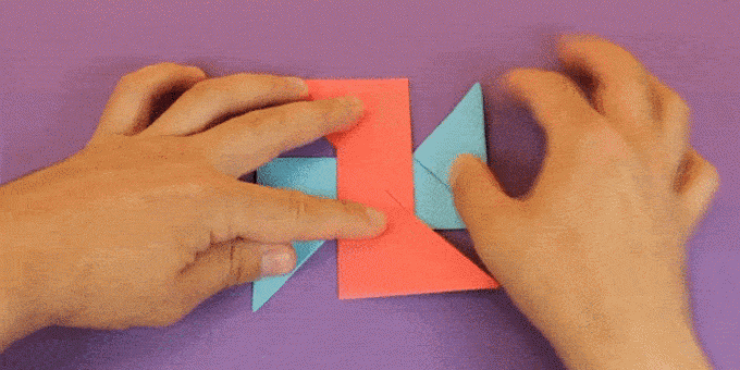 kağıttan yapılmış bir spinner nasıl