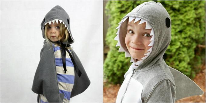 Bir köpekbalığı kostüm nasıl yapılır