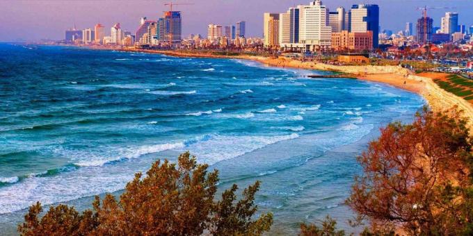 Tel Aviv, İsrail Ekim ayında tatil
