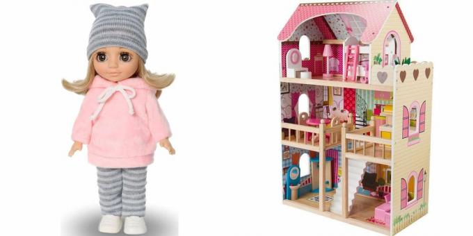 5 yaşında bir kıza doğum günü için ne verilir: bir oyuncak bebek veya oyuncak bebek evi