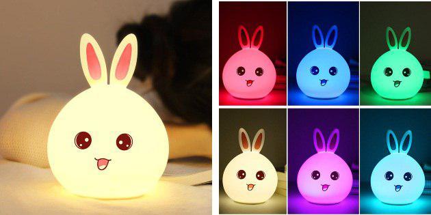 bir tavşan şeklinde Gece lambası