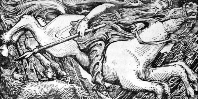 İskandinav mitleri: Sekiz ayaklı Sleipnir'de biri