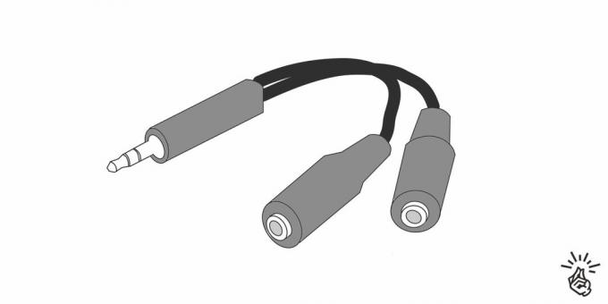 Bir mikrofonlu kulaklıkları bir dizüstü bilgisayara bağlama: adaptör