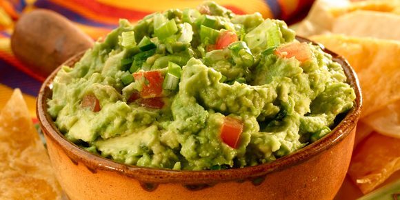 Vejetaryenler için tarifleri: guacamole