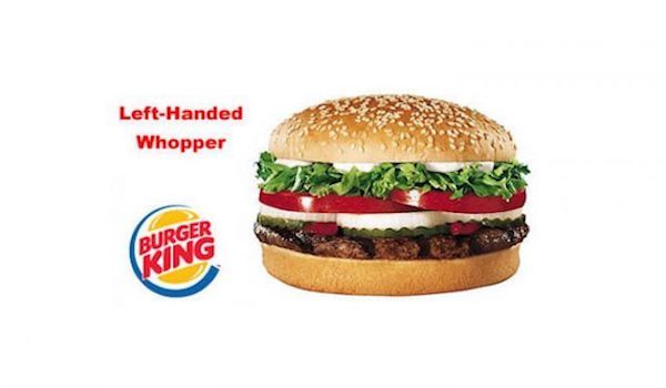 Sol elini kullananlara hamburger: Pratik 1 Nisan'da şaka