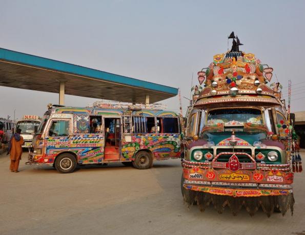 Rawalpindi, Pakistan Otobüs istasyonu