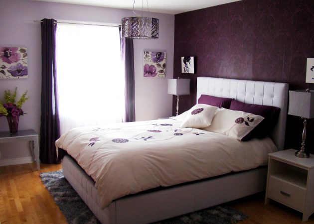 Küçük yatak odası: vurgu rengi