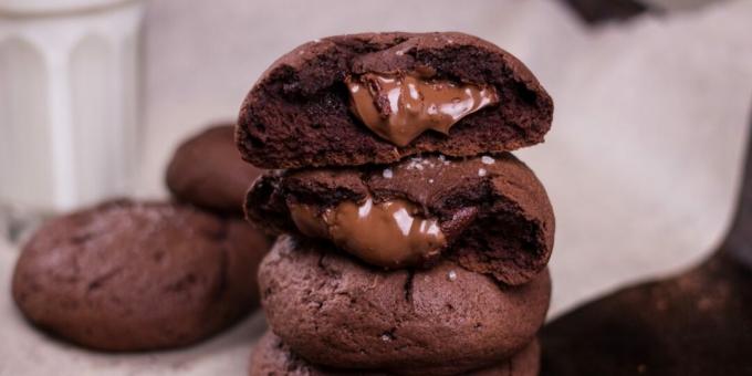 Çikolata dolgulu à la fondan kurabiyeler