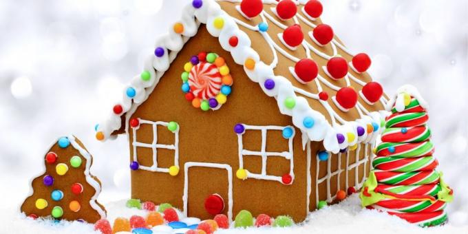 Yeni Yıl için ne hazırlamak için: Çocukken hayal olan bir zencefilli ev, nasıl yapılır