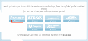 ♺ Nasıl RunKeeper, Garmin Connect'e Strava ve diğer arasındaki faaliyetleri senkronize etmek ♺