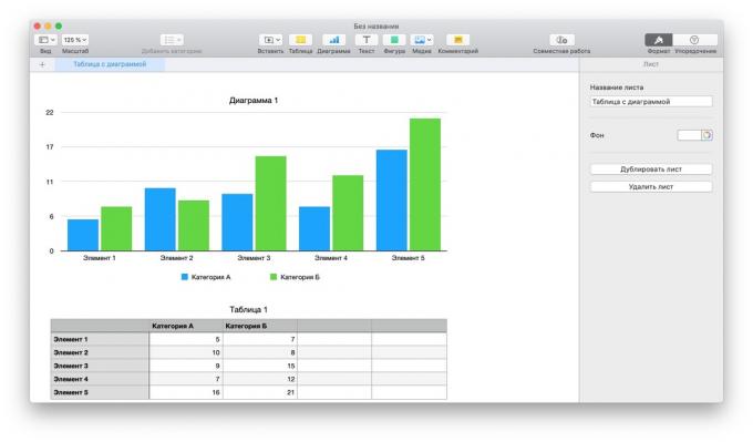 Excel analog