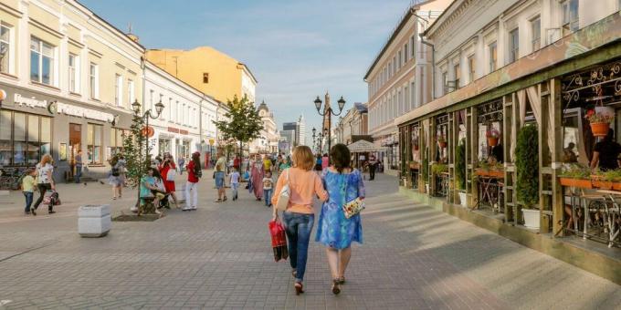 Kazan'da nereye gidilir: Bauman caddesi