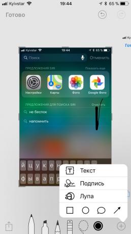iOS 11 yenilikler: Ekran Editör 2