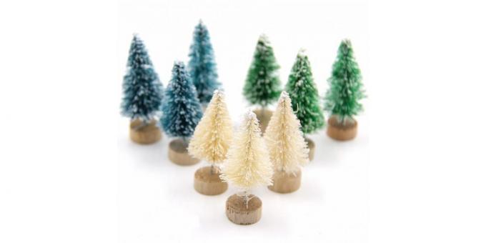 minyatür Noel ağaçları