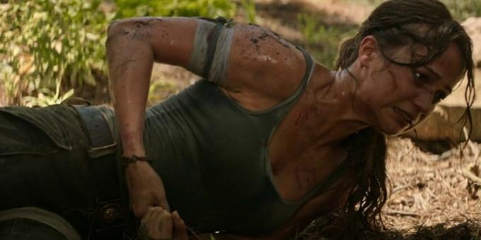 "Tomb Raider: Lara Croft" filminden bir sahne