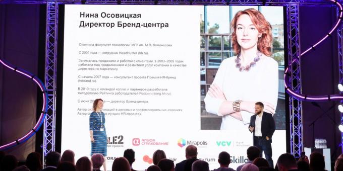 Nina Osovitskaya, konusunda uzman HR marka headhunter