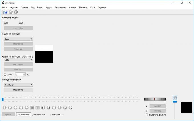 Windows Movie Maker Alternatifler: Avidemux