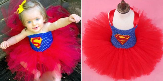 Çocuk Yılbaşı giysisi: Supergirl