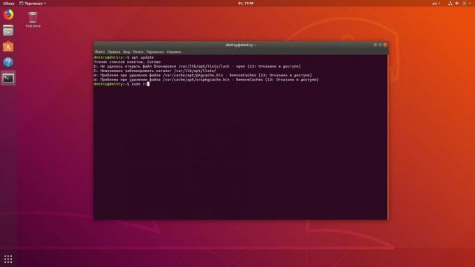Linux terminali sisteme bağırma sağlar