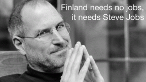 Finlandiya Başbakanı: "Steve Jobs, vatandaşlarımız işlerini çaldı"