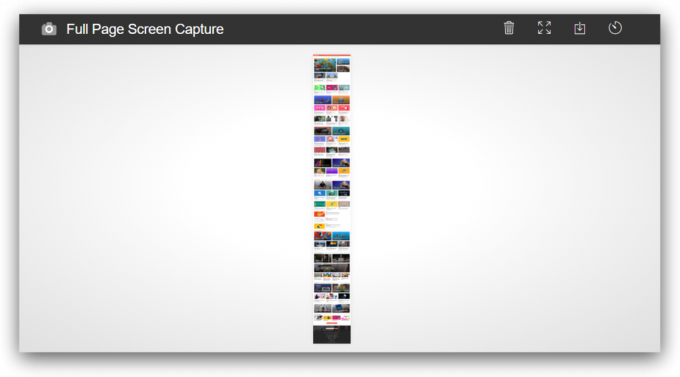 Tam Sayfa Screen Capture: Hazır ekran görüntüsü