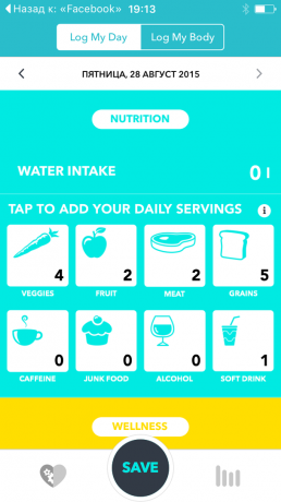 iOS için BODYWISE: diyet