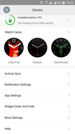 Xiaomi Amazfit Pace: Uygulama