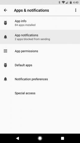 Android Ç: okunmamış bildirim